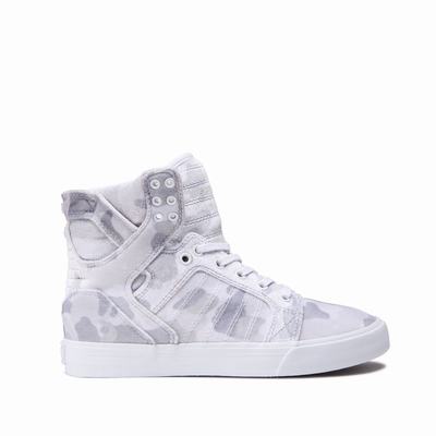 Női Supra SKYTOP Magasszárú Cipő HU241093 Fehér